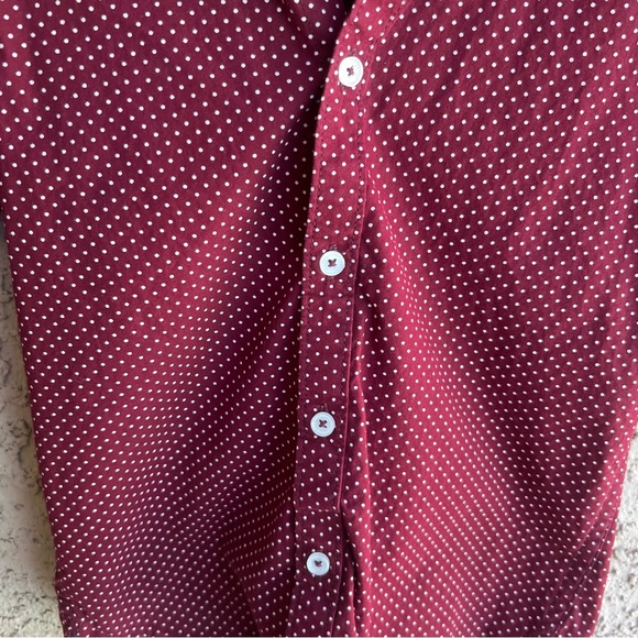 Cactus boys red & white button down shirt - Picture 3 of 4